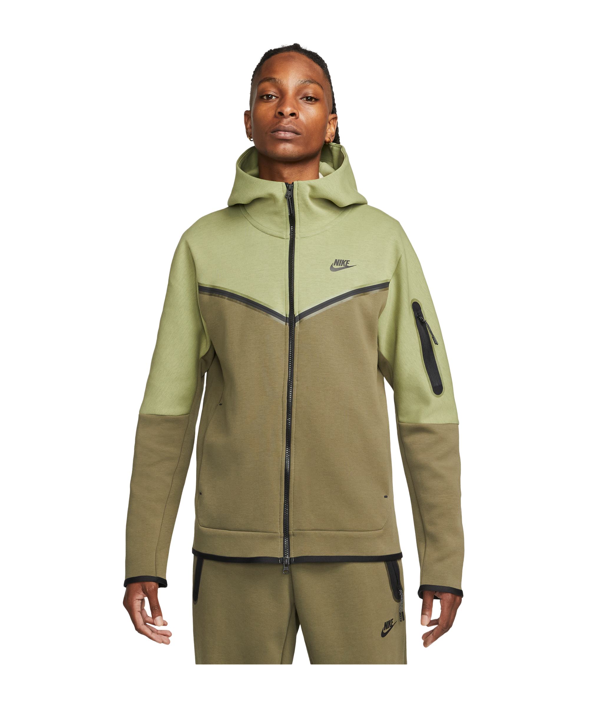 Verbetering Verbinding Verbaasd Nike Tech Fleece Windrunner - Bruin