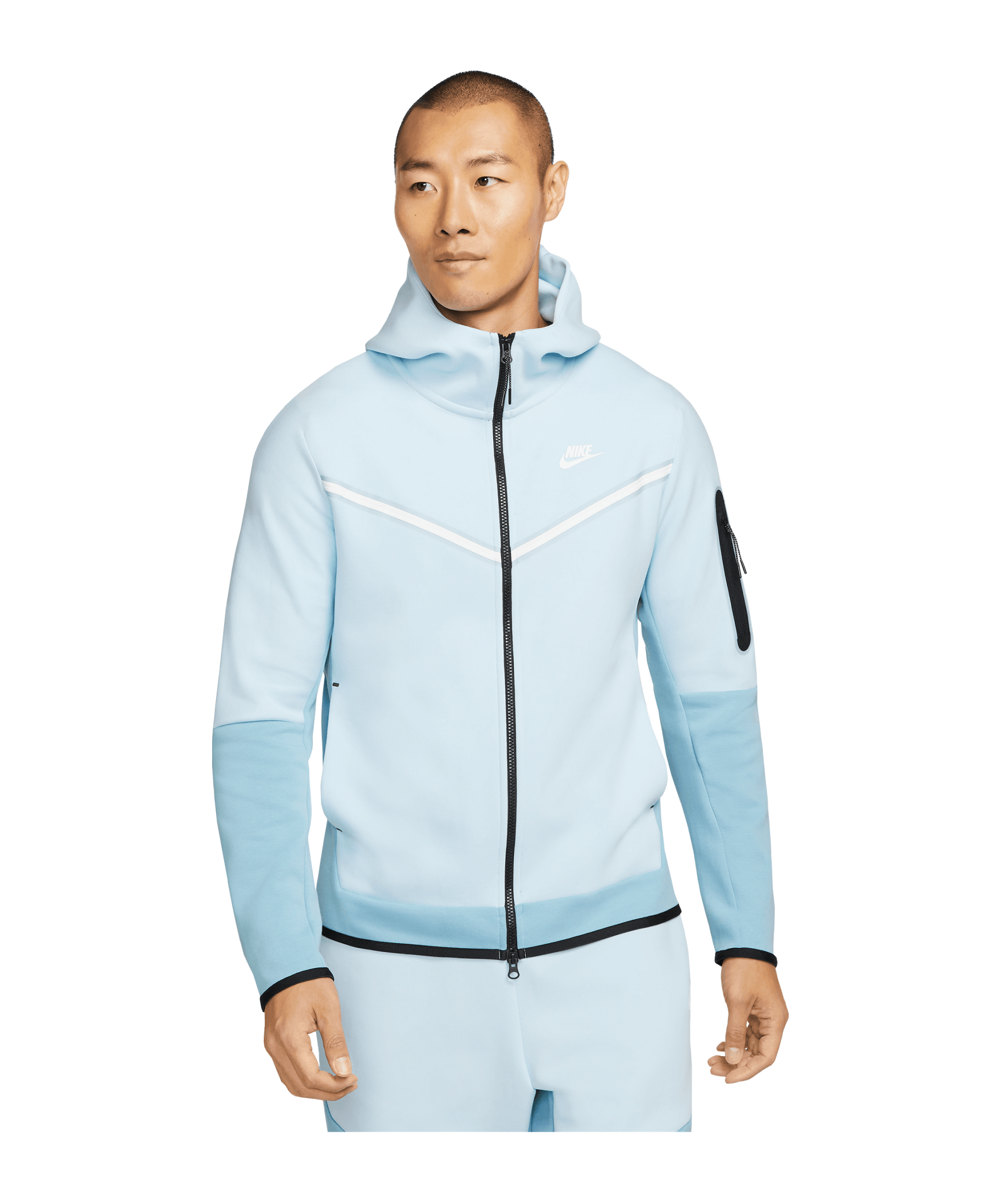 Nike Tech Fleece Windrunner - lightblue