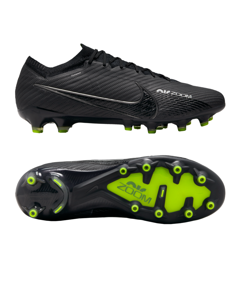 Nike Zoom Mercurial Vapor 15 Elite AG-Pro Artificial Grass Soccer Cleat -  Black/Chrome/Hyper Royal