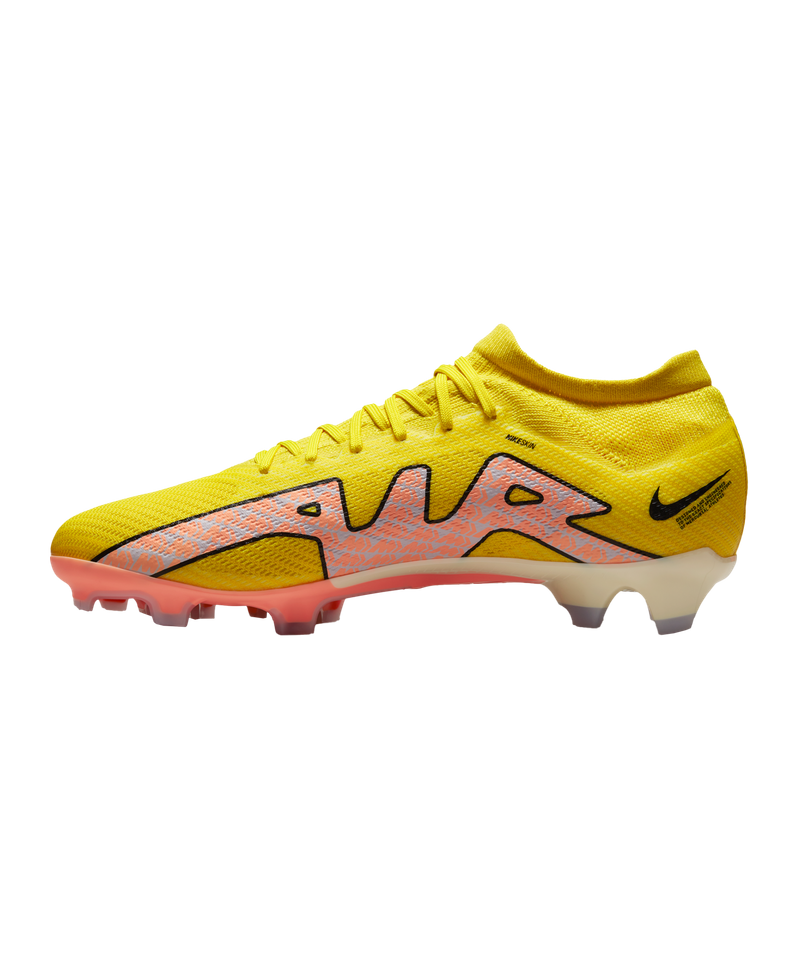 Nike Zoom Mercurial Vapor 15 Pro FG Soccer Cleat - Pink/Yellow