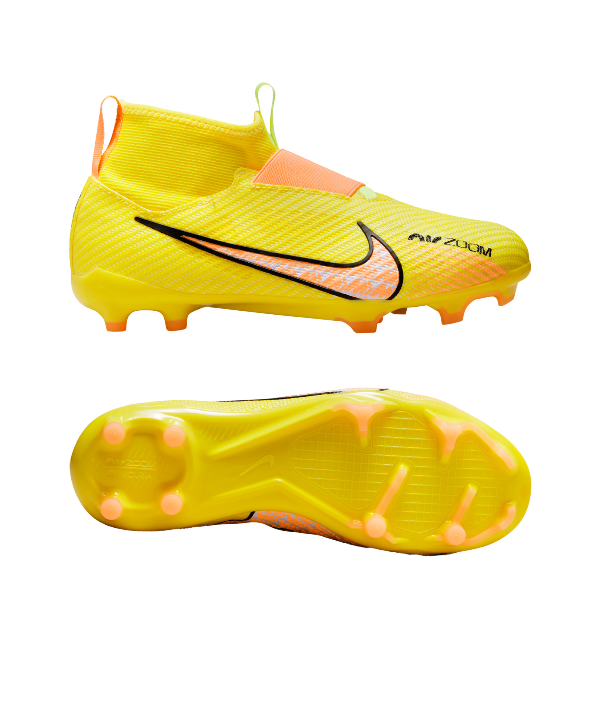 Nike Men's Zoom Mercurial Superfly 9 Elite FG Firm-Ground Soccer Cleats in Yellow, Size: 4 | DJ4977-780