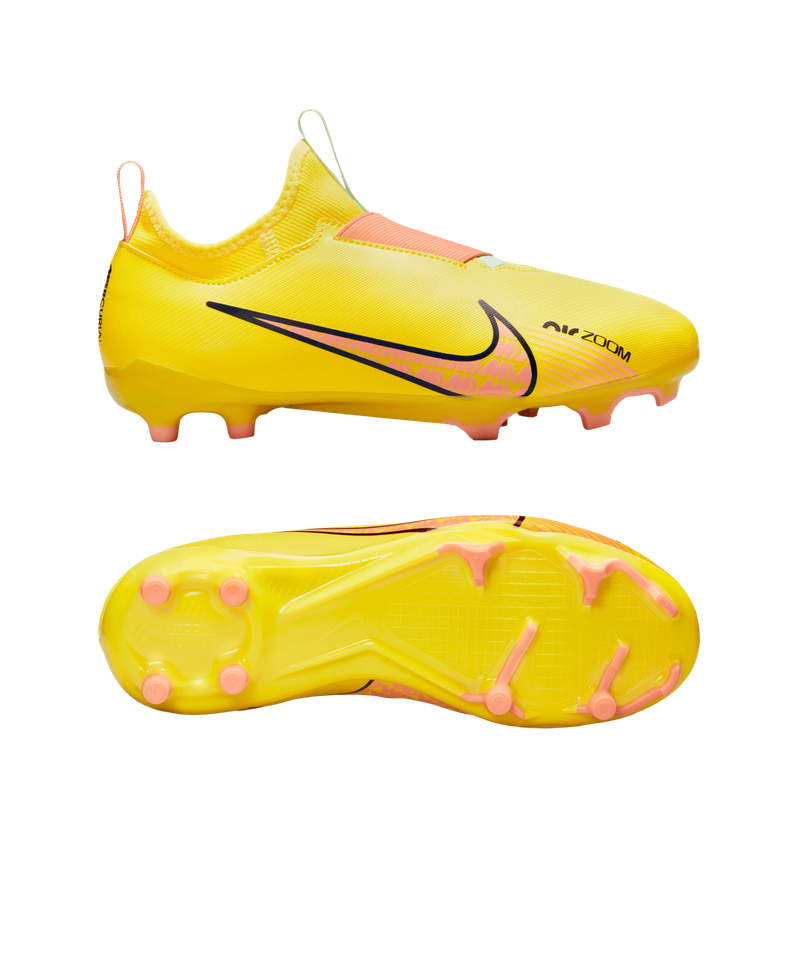 Nike Men's Zoom Mercurial Vapor 15 Elite FG Firm Ground Soccer Cleats in Yellow, Size: 4 | DJ4978-780