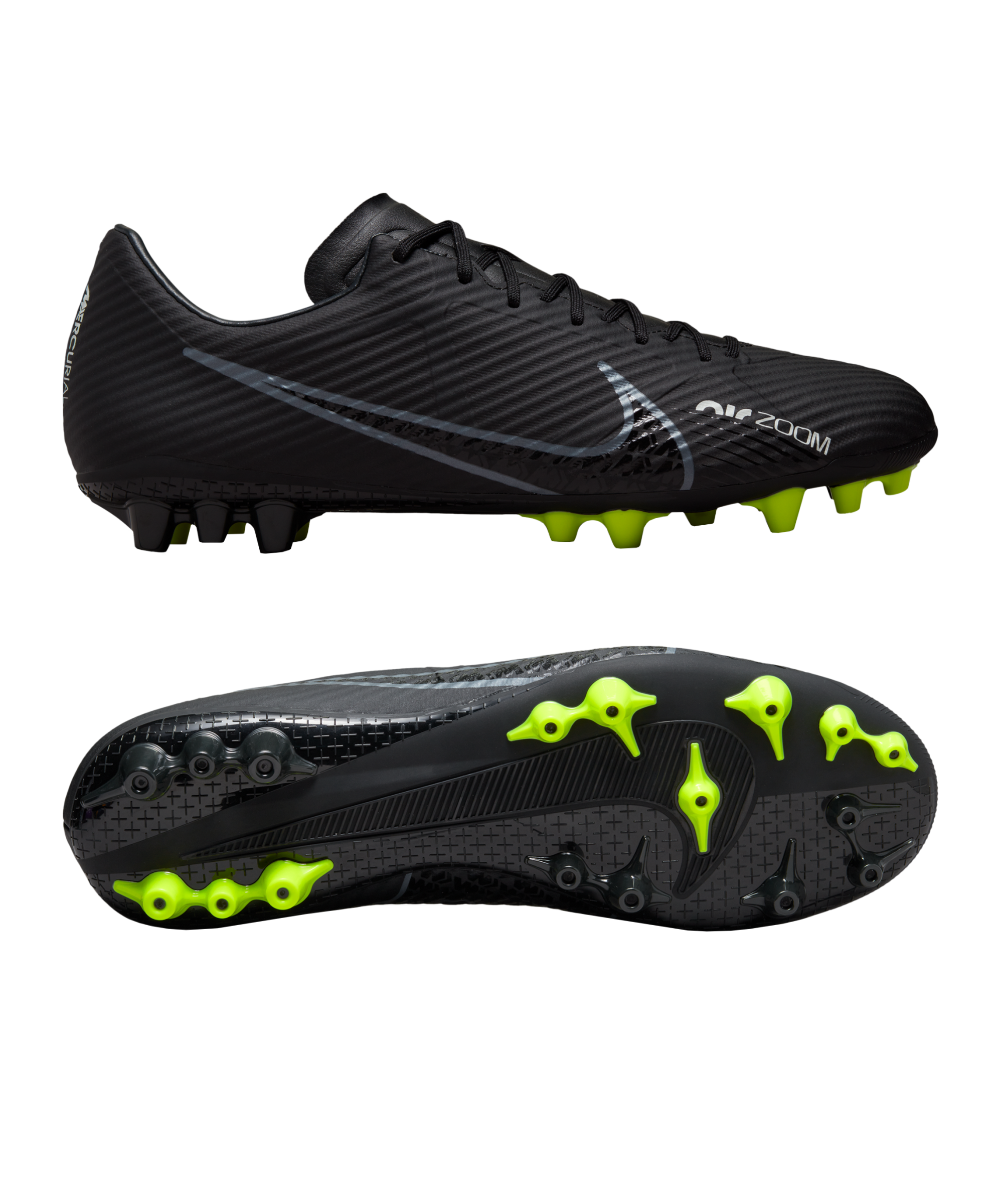 Nike Zoom Mercurial Vapor 15 Elite AG-Pro Artificial Grass Soccer Cleat -  Black/Chrome/Hyper Royal, SOCCER.COM in 2023