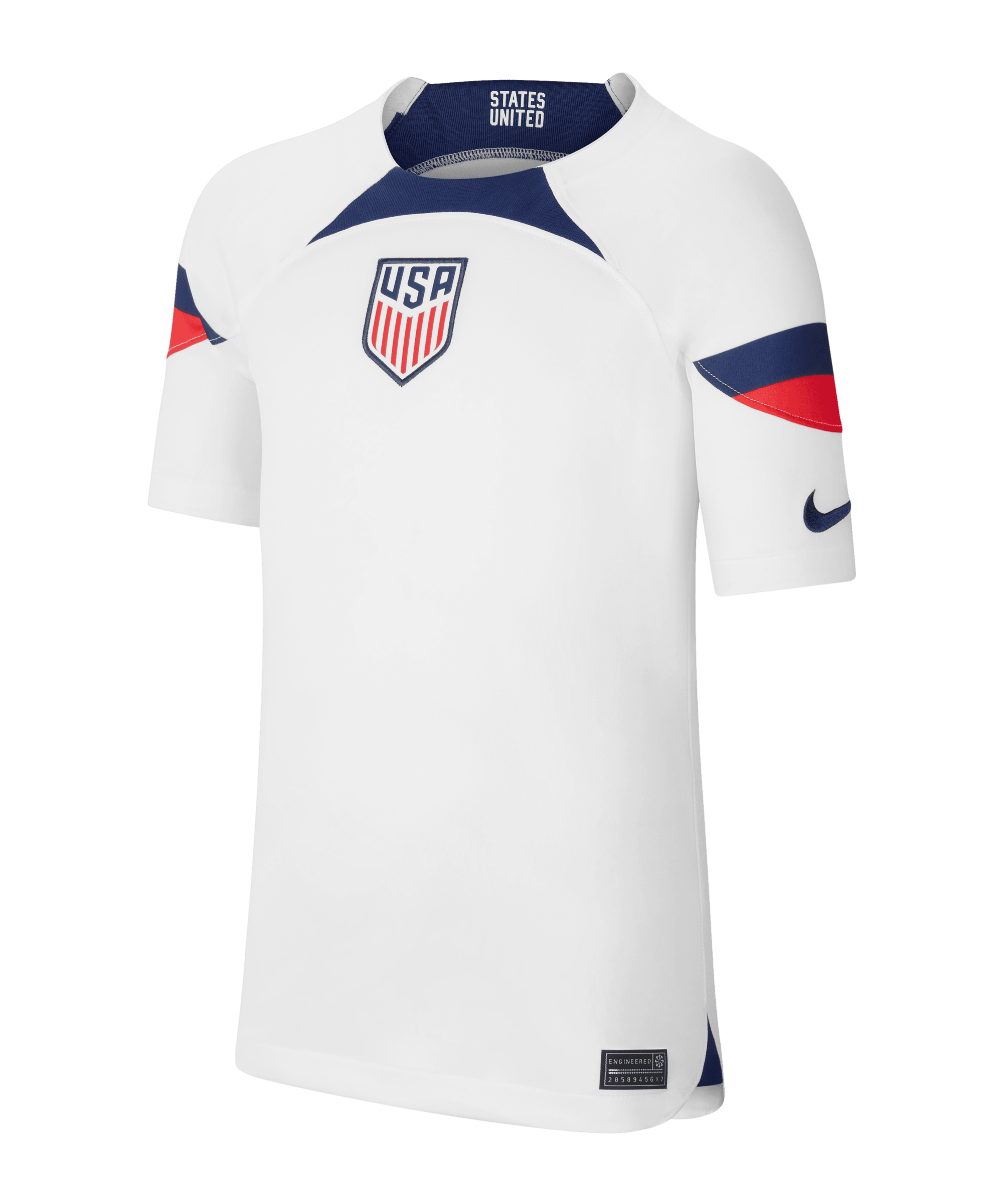 Nike USA Shirt Home WM 2022 Kids - White