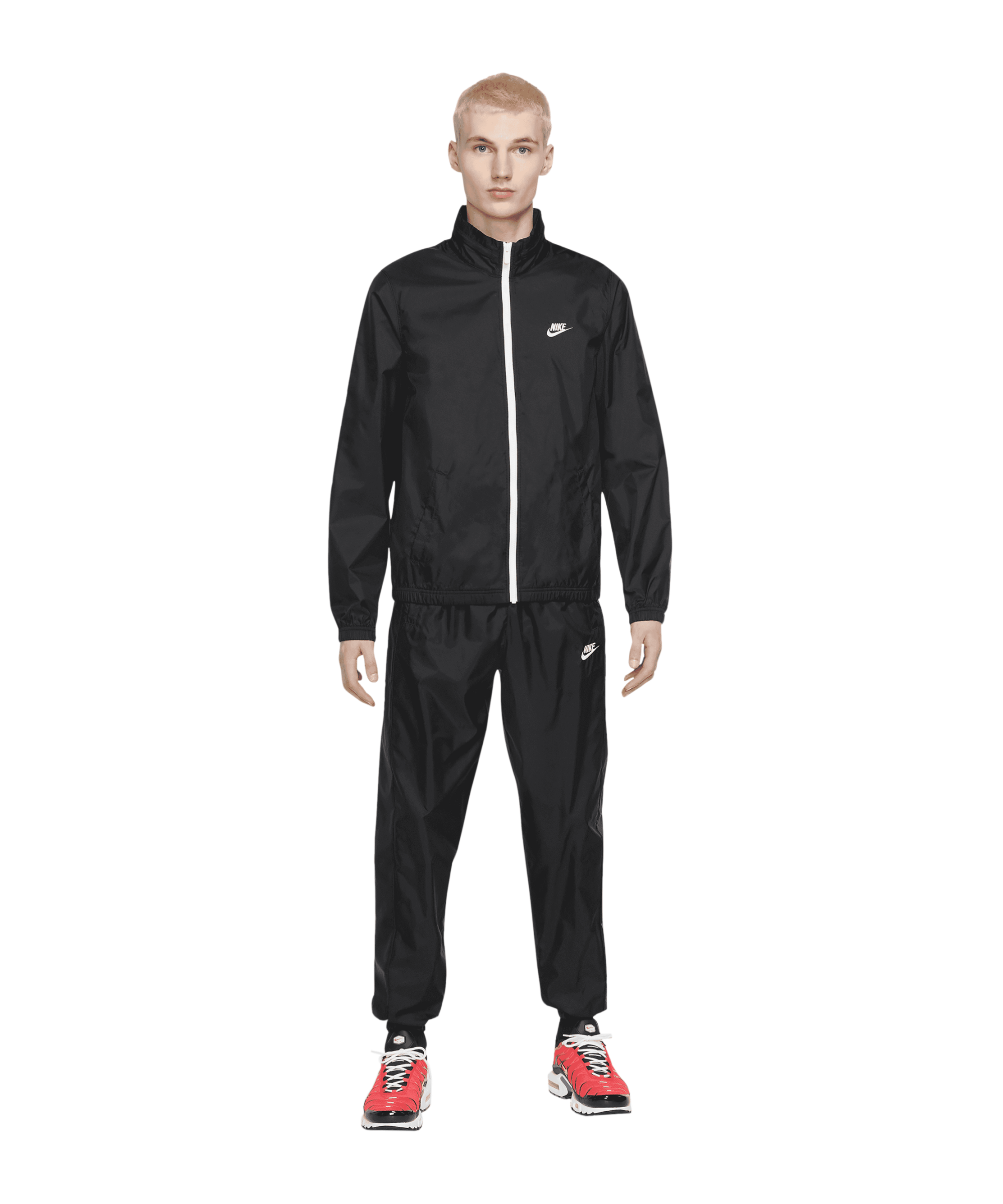 Nike Essentials Woven Tracksuit Schwarz