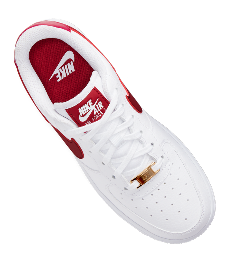 Nike Air Force 1 '07 trainers in white and red