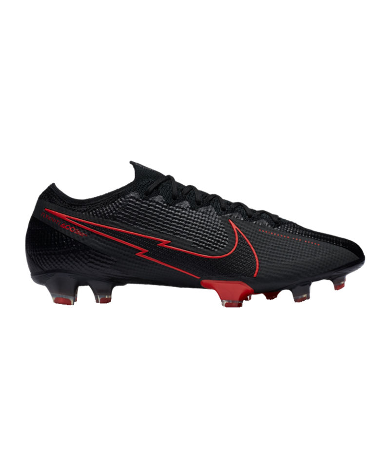 Nike mercurial sale black red