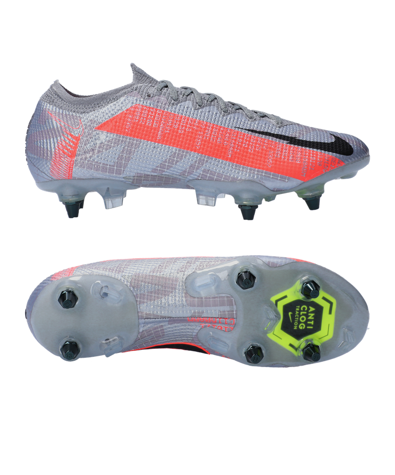 Nike Mercurial Vapor XIII Elite Anti-Clog SG-Pro Orange White Black