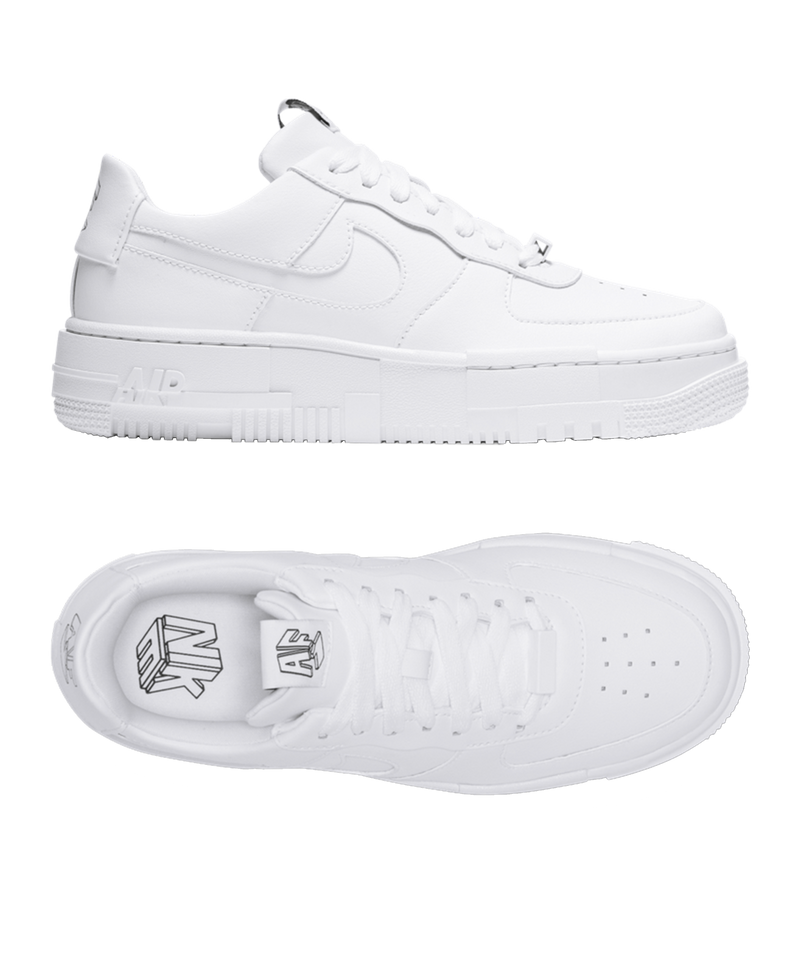 nike white pixel air force