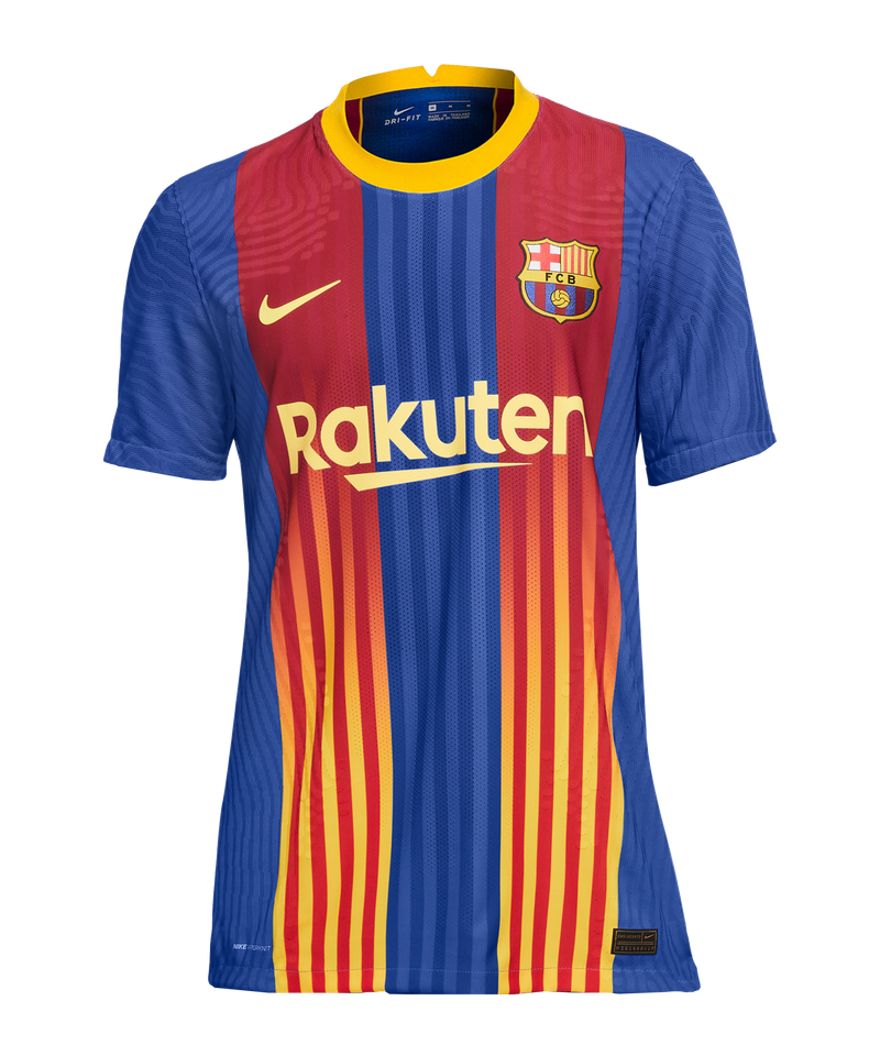 merk vervolgens servet Nike FC Barcelona Auth. Shirt El Clásico 2020/2021 - Geel