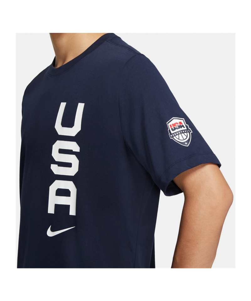 Nike USA Dry Tee T-Shirt Basketball - Gray