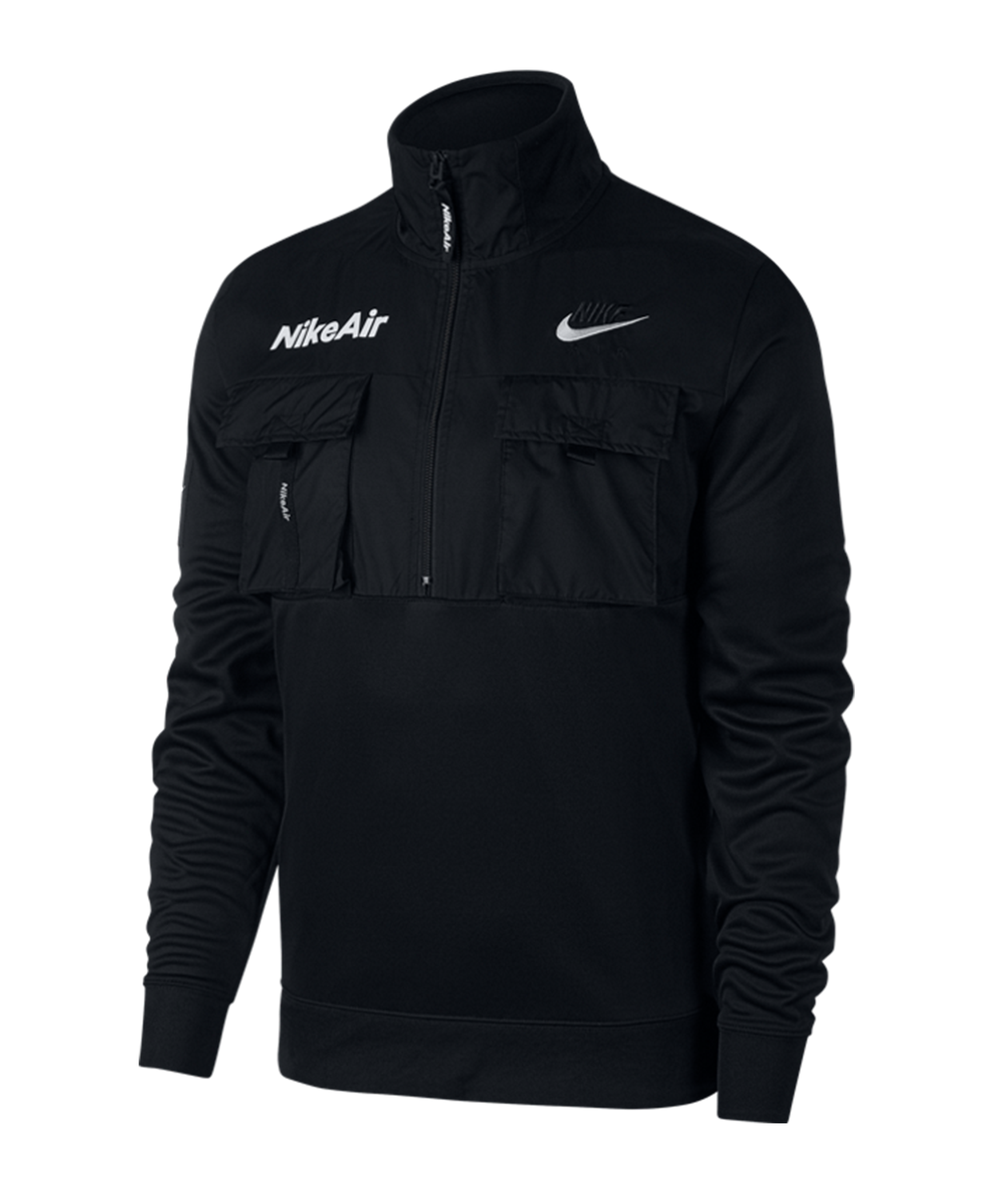Incubus In Weigering Nike Air 1/2 Zip Polyknit Jacket - Zwart