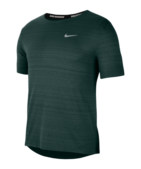 nike miler t shirt green