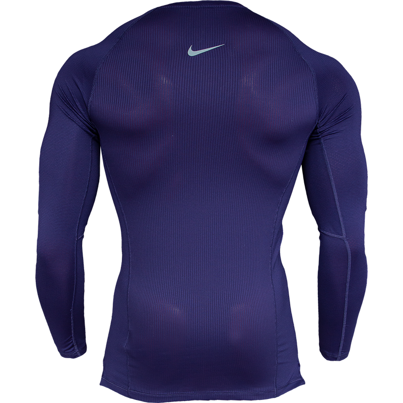 NIKE Promo Compression Top l s purple