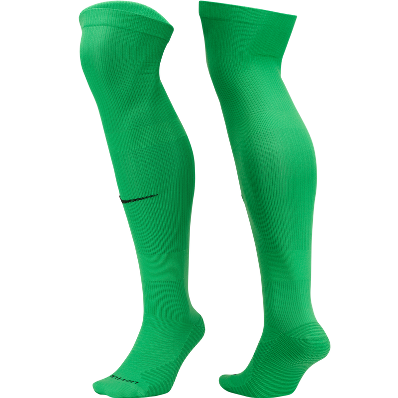 Green nike soccer store socks