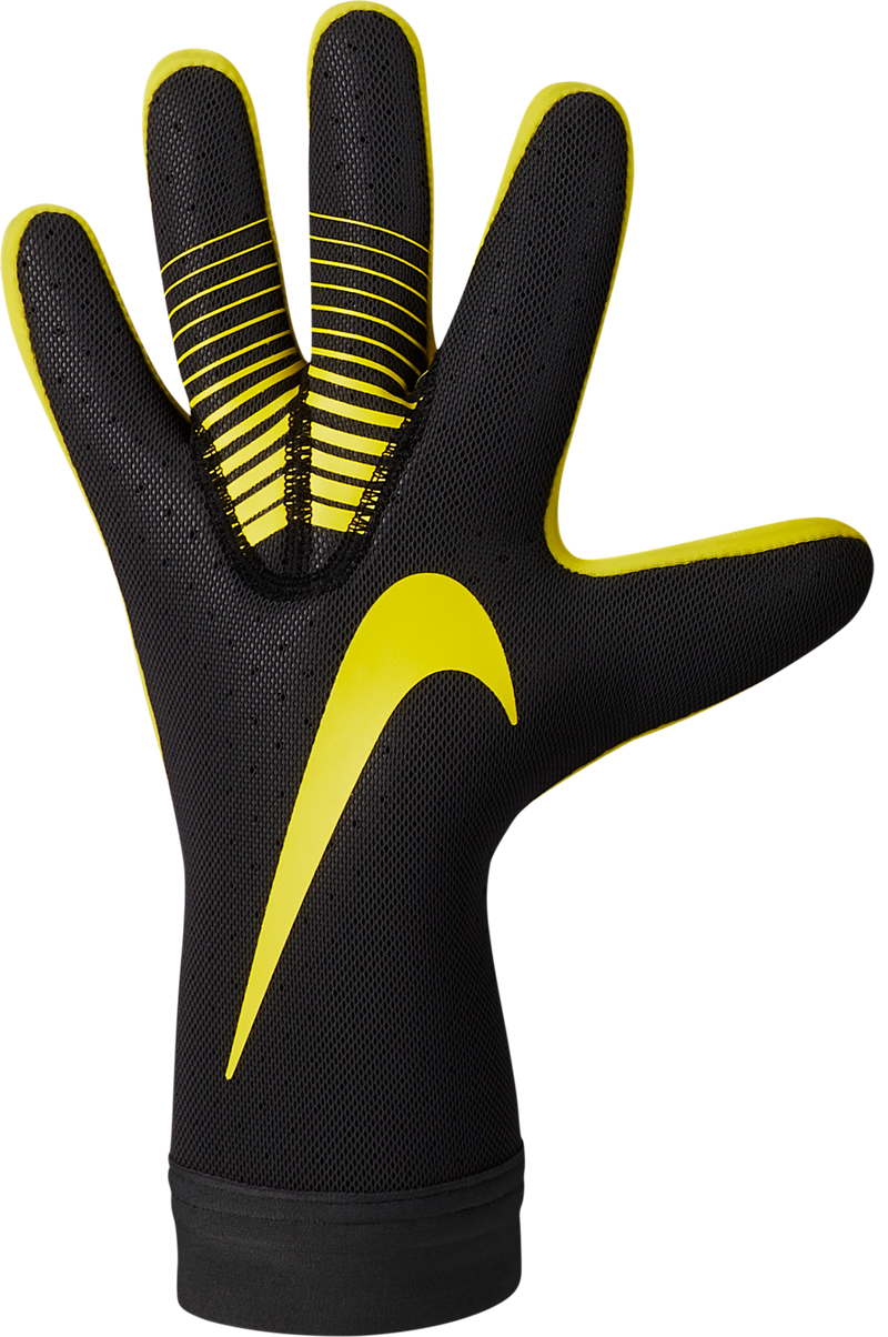 Black and yellow nike football clearance gloves