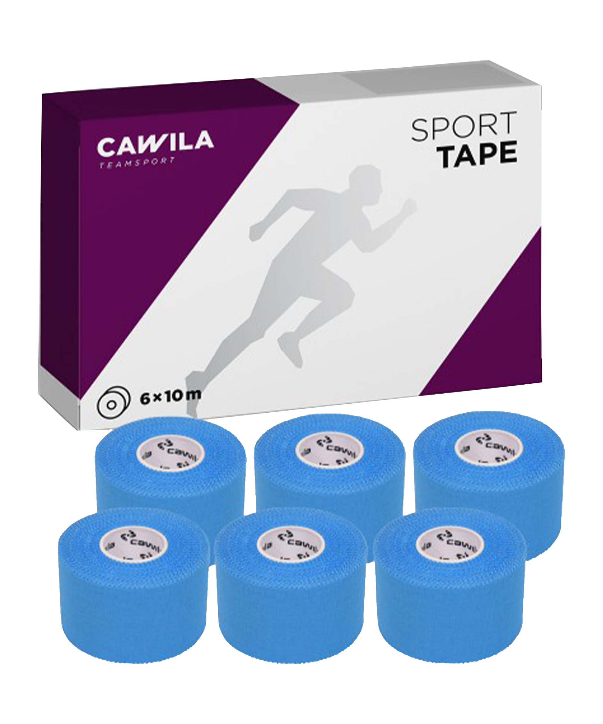 Cawila Sporttape COLOR 3,8cm x 10m 6 Set