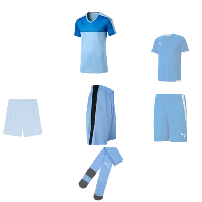 PUMA Teamset Blau