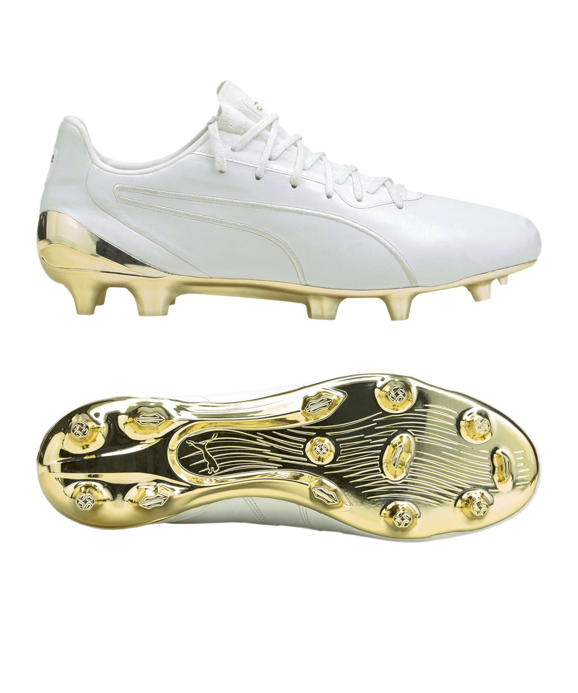 Puma king shop blanche