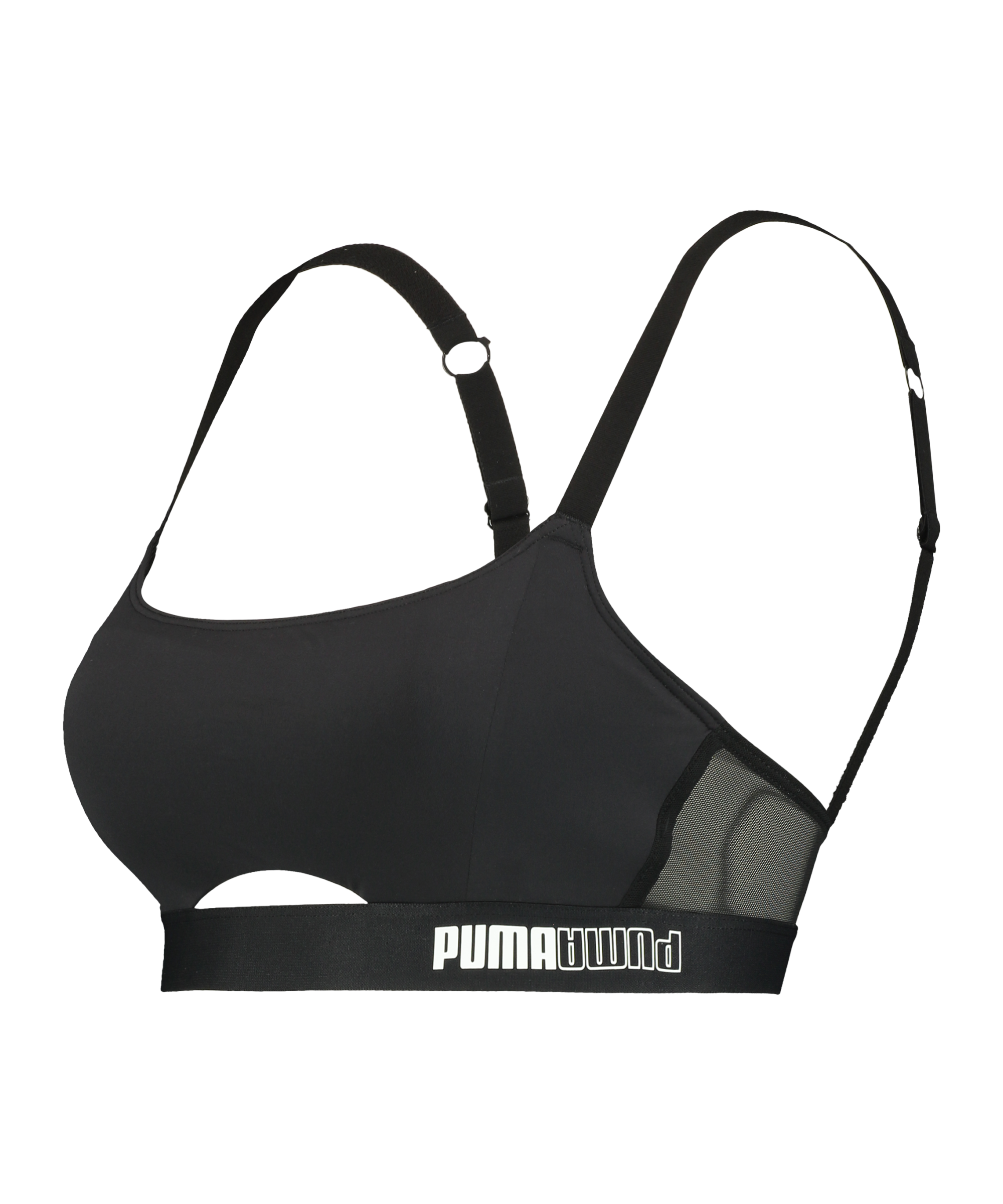 Buy Puma women sportswear fit padded training sports bra tan