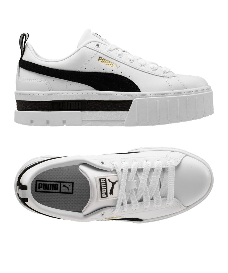 Puma on sale plateforme blanche