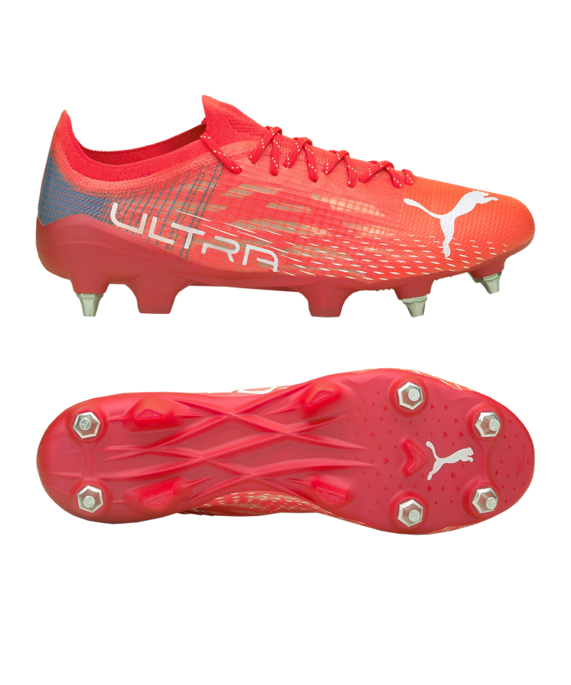 PUMA ULTRA 1.3 Faster Football MxSG Czerwony