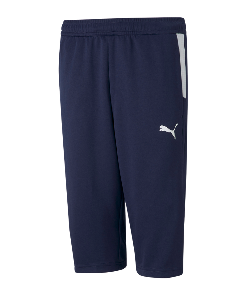 PUMA teamLIGA 3 4 Pants Kids White