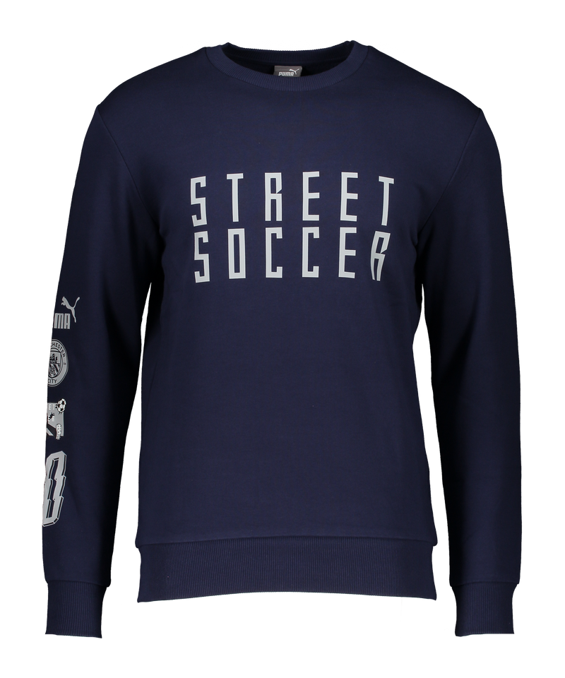 Puma Manchester City Street Soccer Sweatshirt Violet