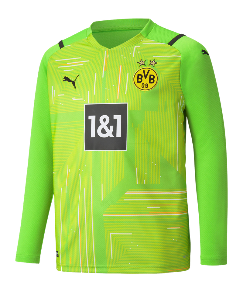 Puma Bvb Dortmund Gk Shirt 21 22 Kids Black