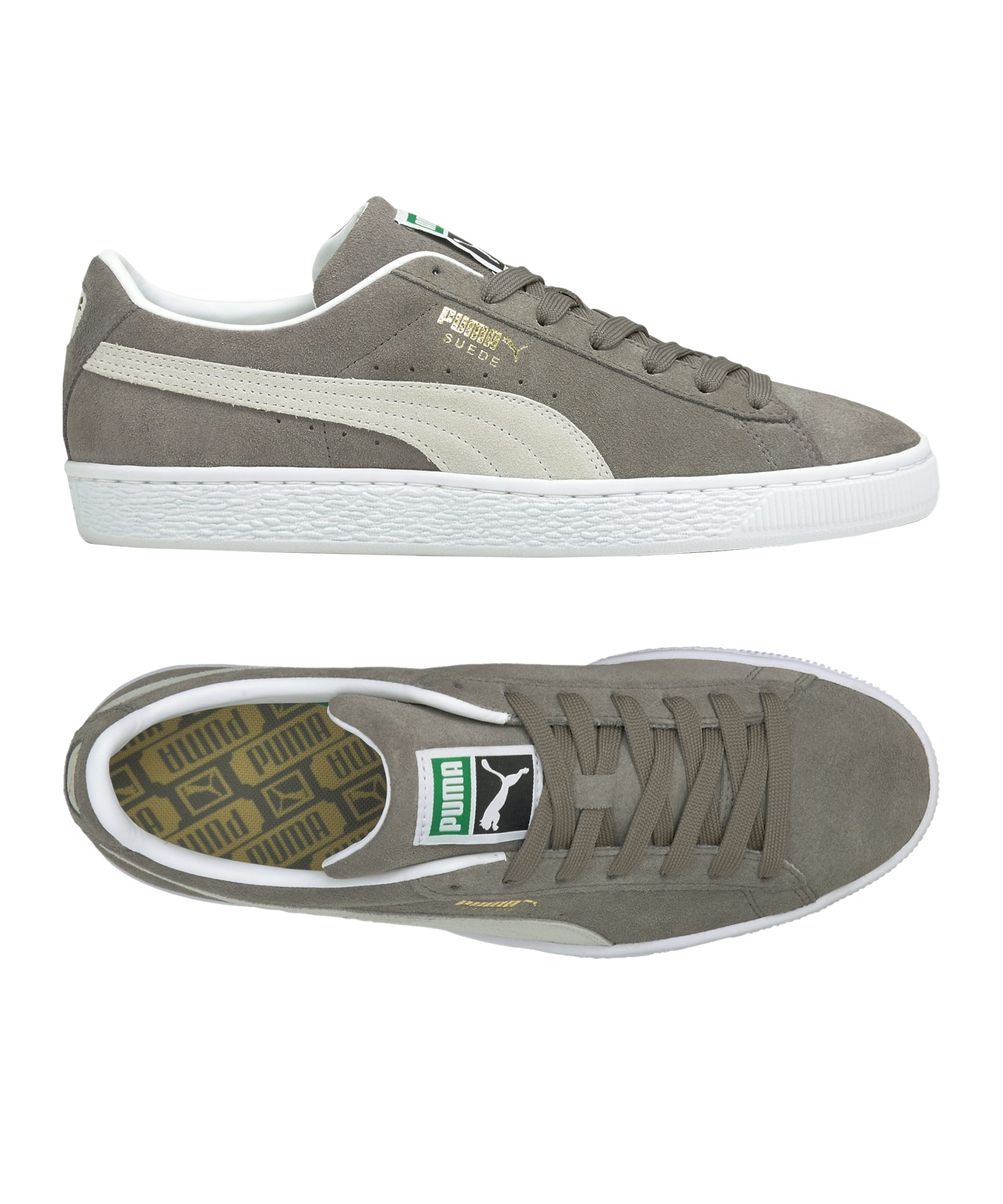 Puma suede shoes clearance grey