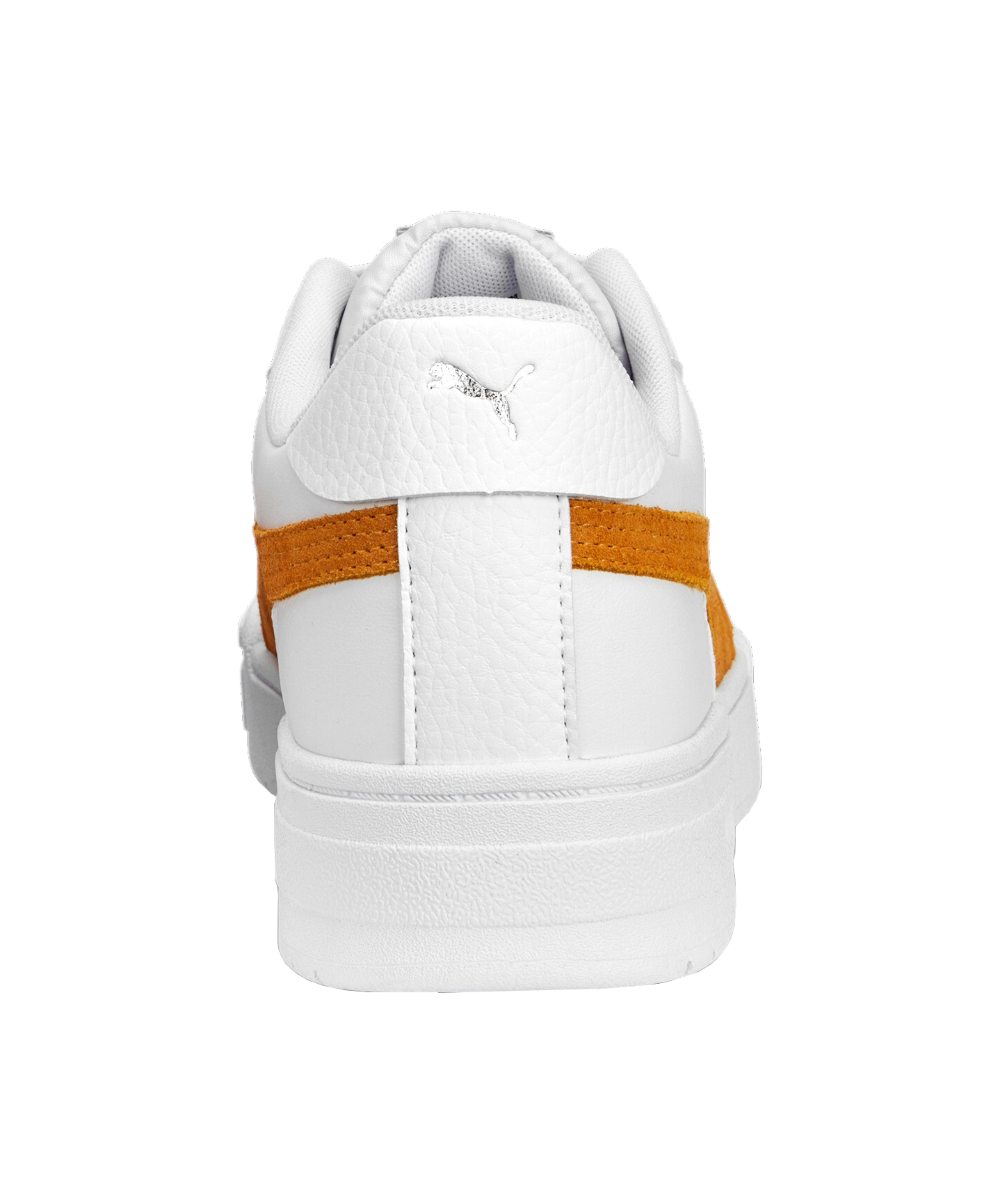 Puma blanche et outlet orange