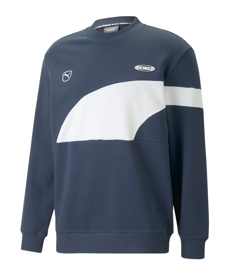 PUMA KING Top Crew Sweatshirt Blue