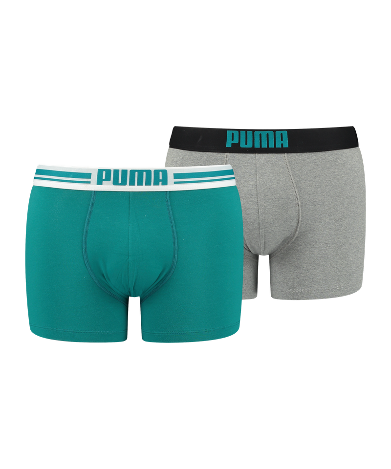 PUMA Placed Logo Boxer 2 Pack - Gray