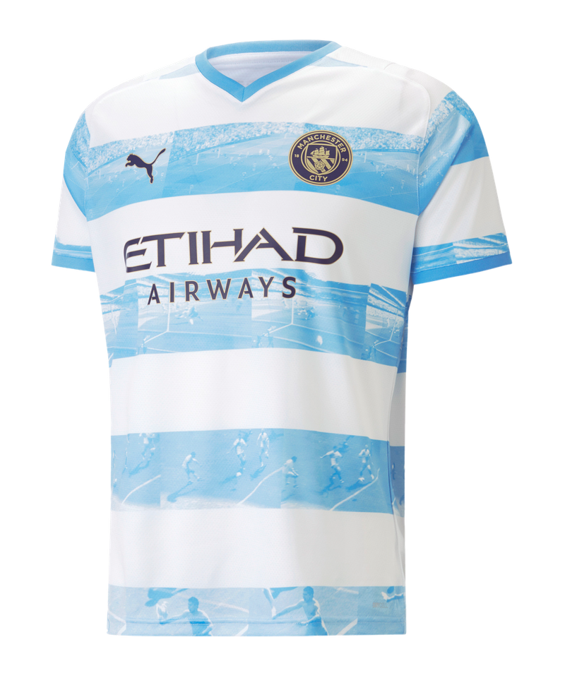 Manchester City Shirt 93:20 Agüero + 10 Anniversary - Wit