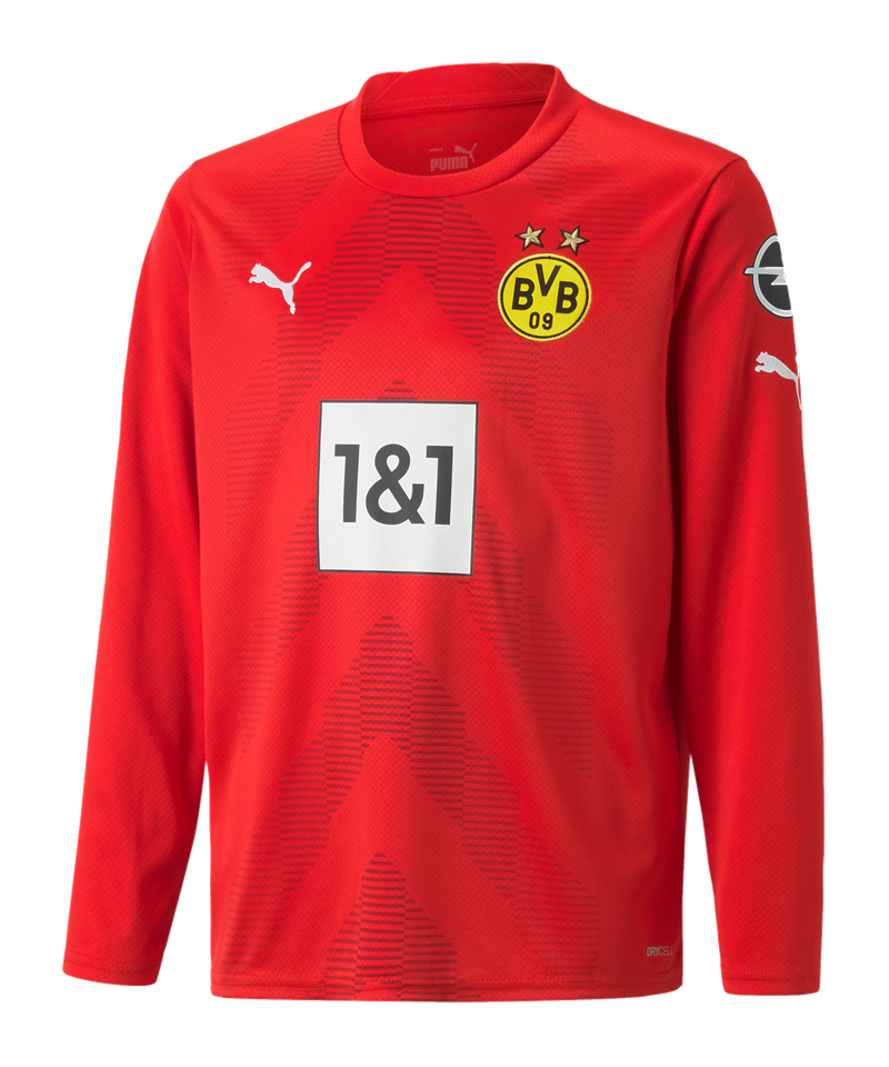 Puma Bvb Dortmund Gk Shirt 22 23 Kids Red