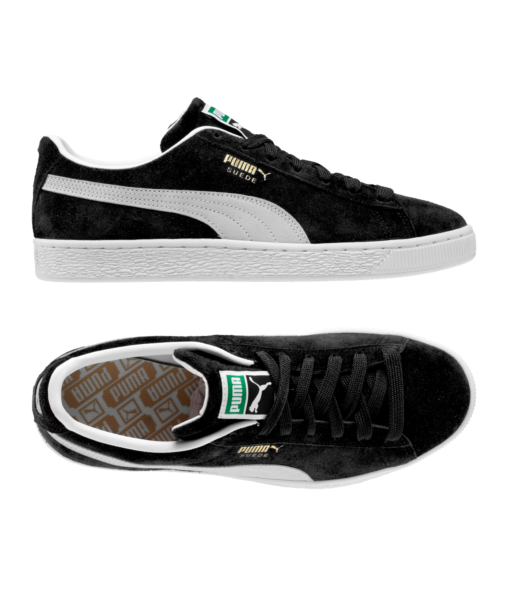 Puma suede deals noir noir