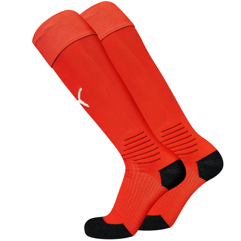 Puma red soccer socks best sale