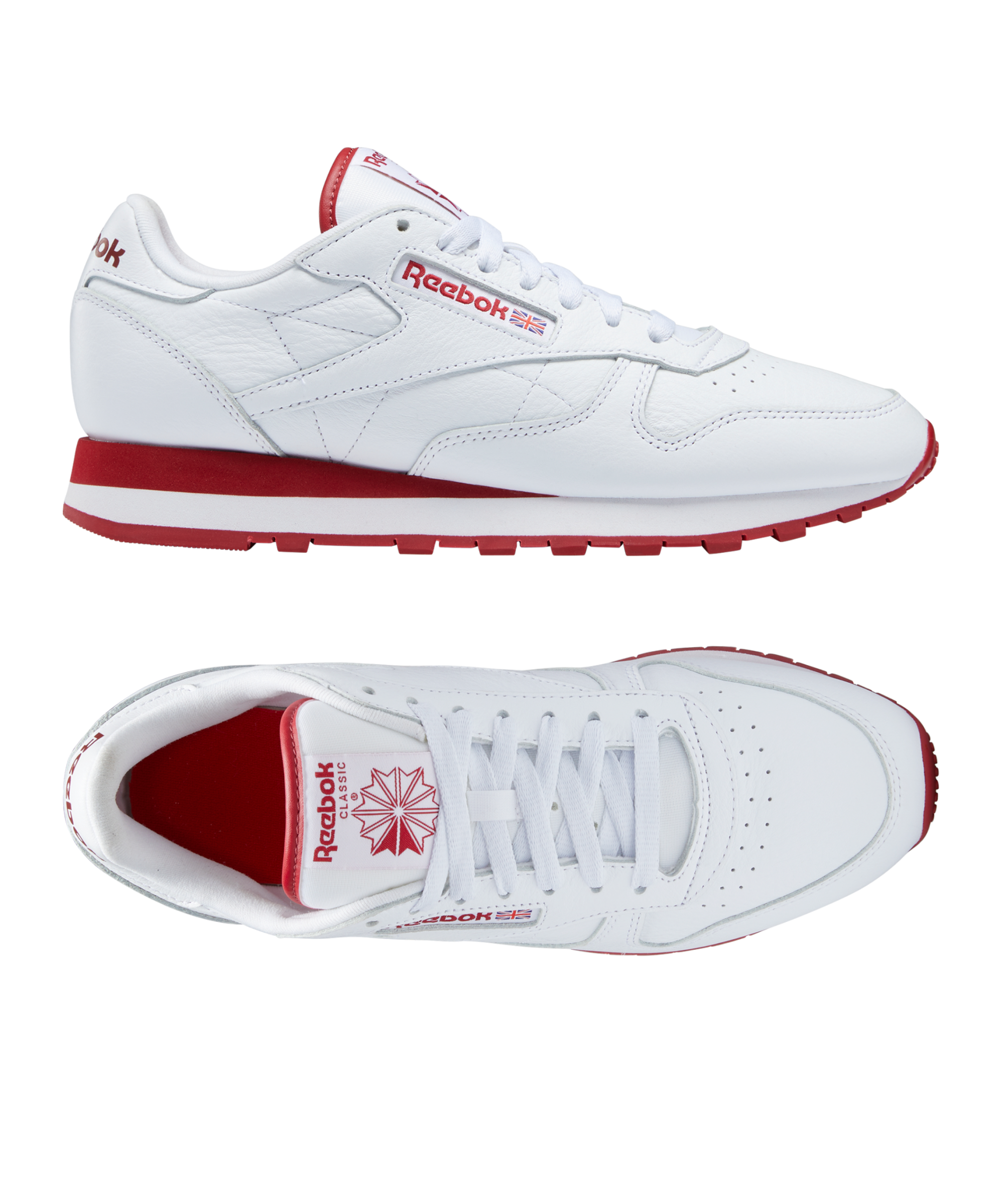 Reebok red and deals white