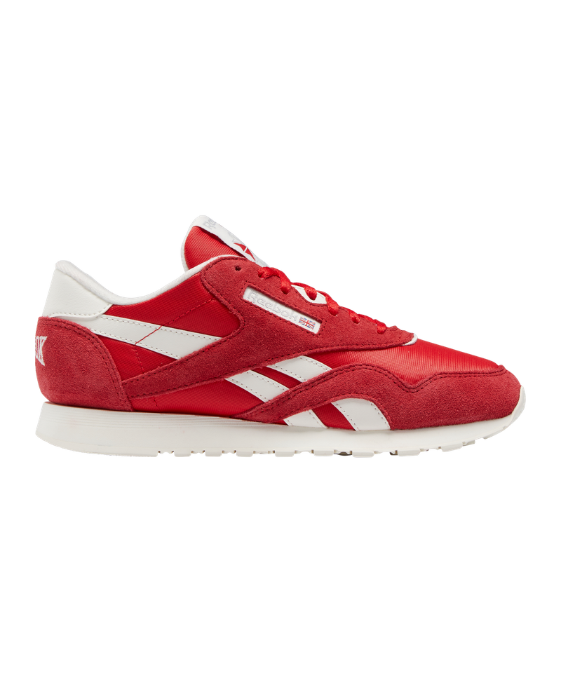 Red reebok sneakers store womens